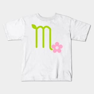 Floral Scorpio Kids T-Shirt